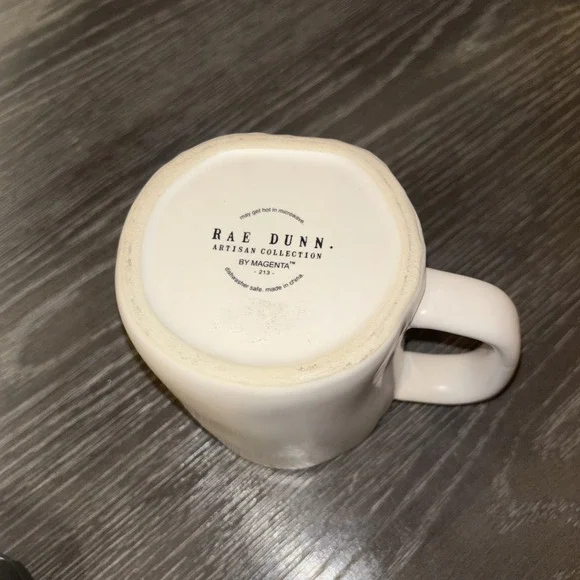 Rae Dunn Halloween White Embossed Spider Web BOO‎ EEK Mug - Picture 7 of 7